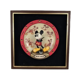 A Limited Edition Mickey Mouse: From the Drawing Board Mickey Mouse 3-D Collector Plate.