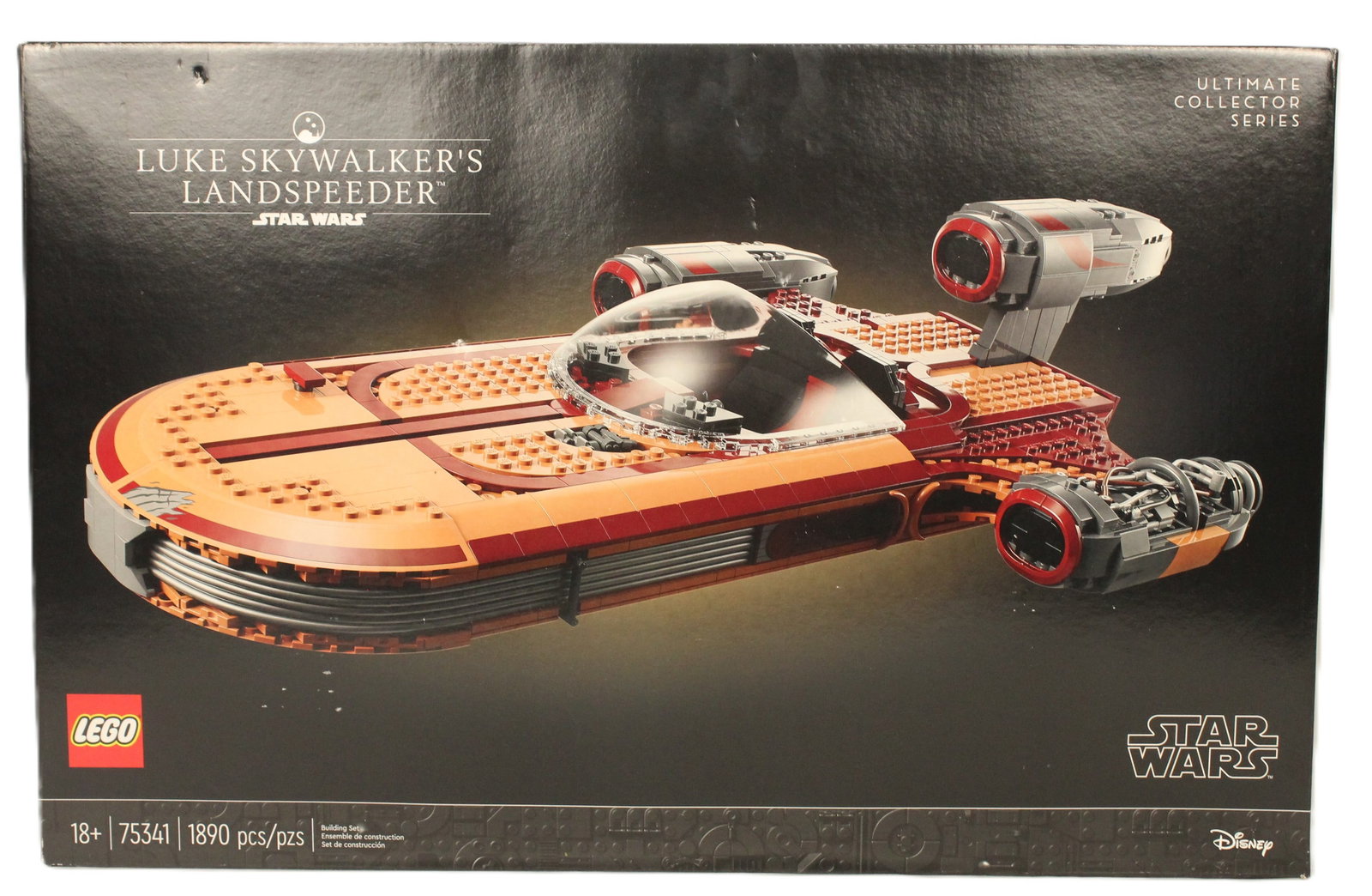 A Sealed New-In-Box Ultimate Collector Series Luke Skywalker's Landspeeder Lego Set 75341. (1 of 2)