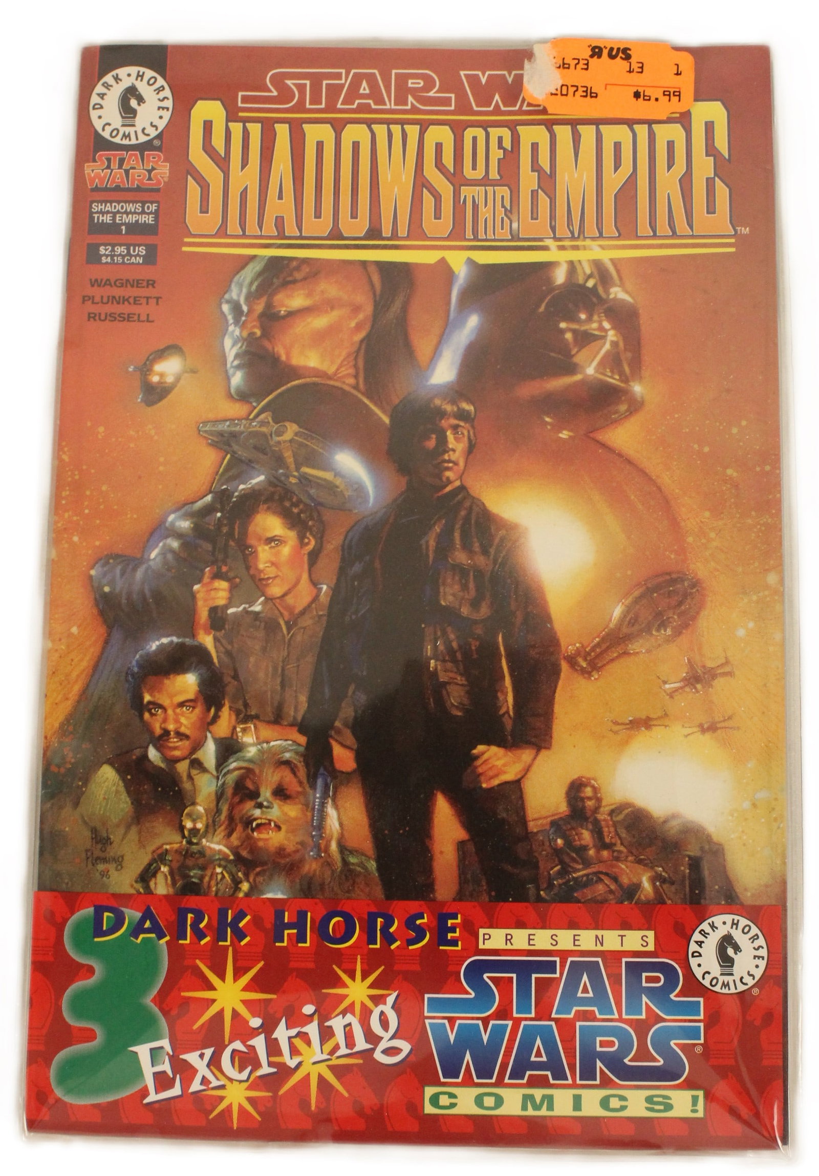 A Sealed Dark Horse Star Wars Shadows of the Empire 3 Pack. (1 of 2)