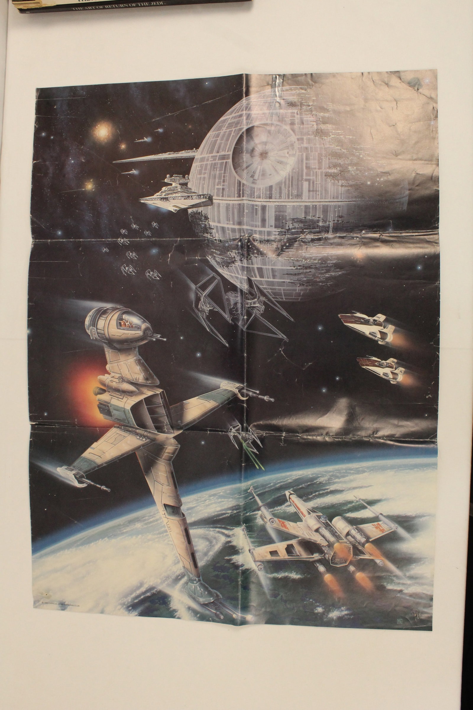 A 1983 Official Star Wars Fan Club Poster. (1 of 4)