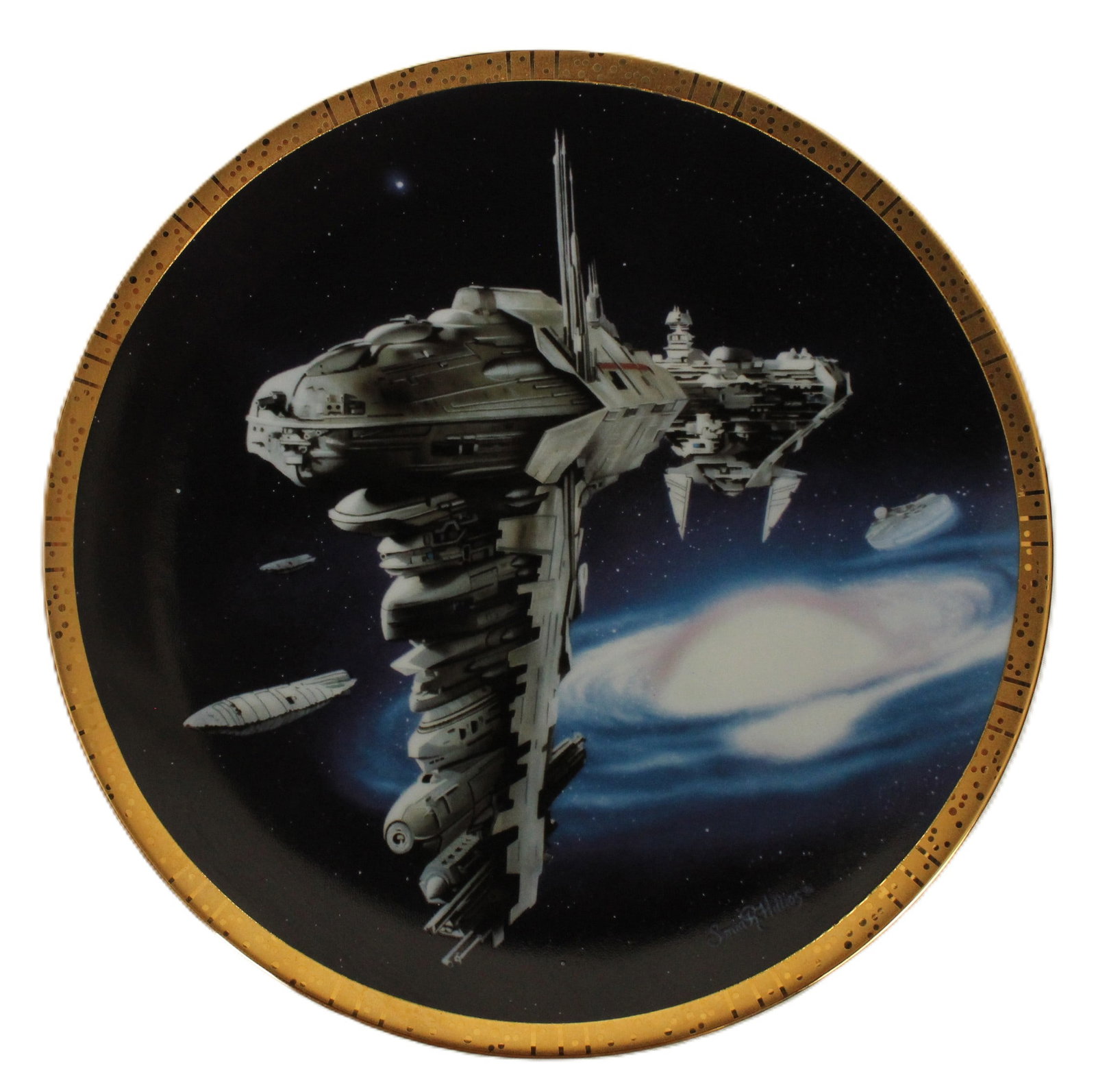 A Medical Frigate Collector Plate. (1 of 3)