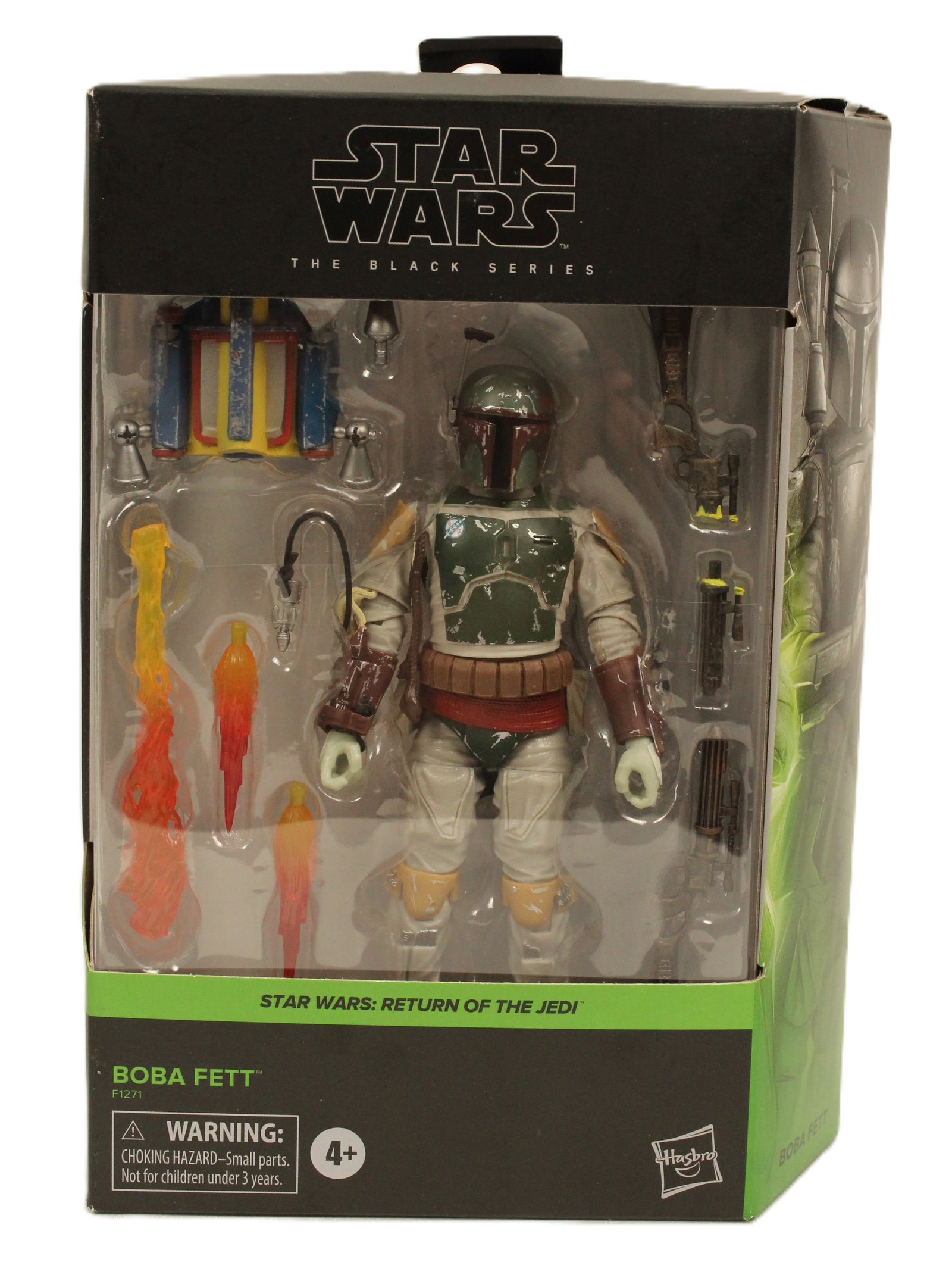 A Star Wars The Black Series Return Of The Jedi Boba Fett Action Figure. (1 of 2)