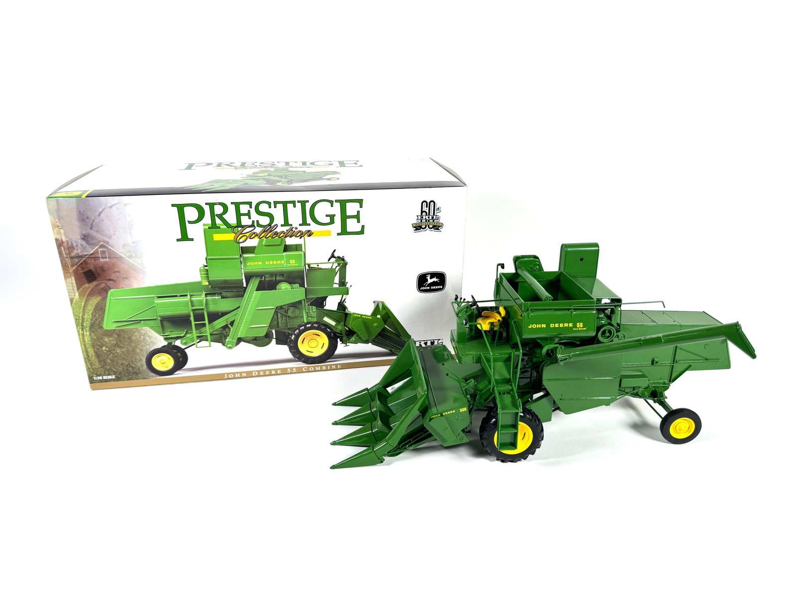 Prestige Collection John Deere 55 Combine by Ertl with box (1 of 2)