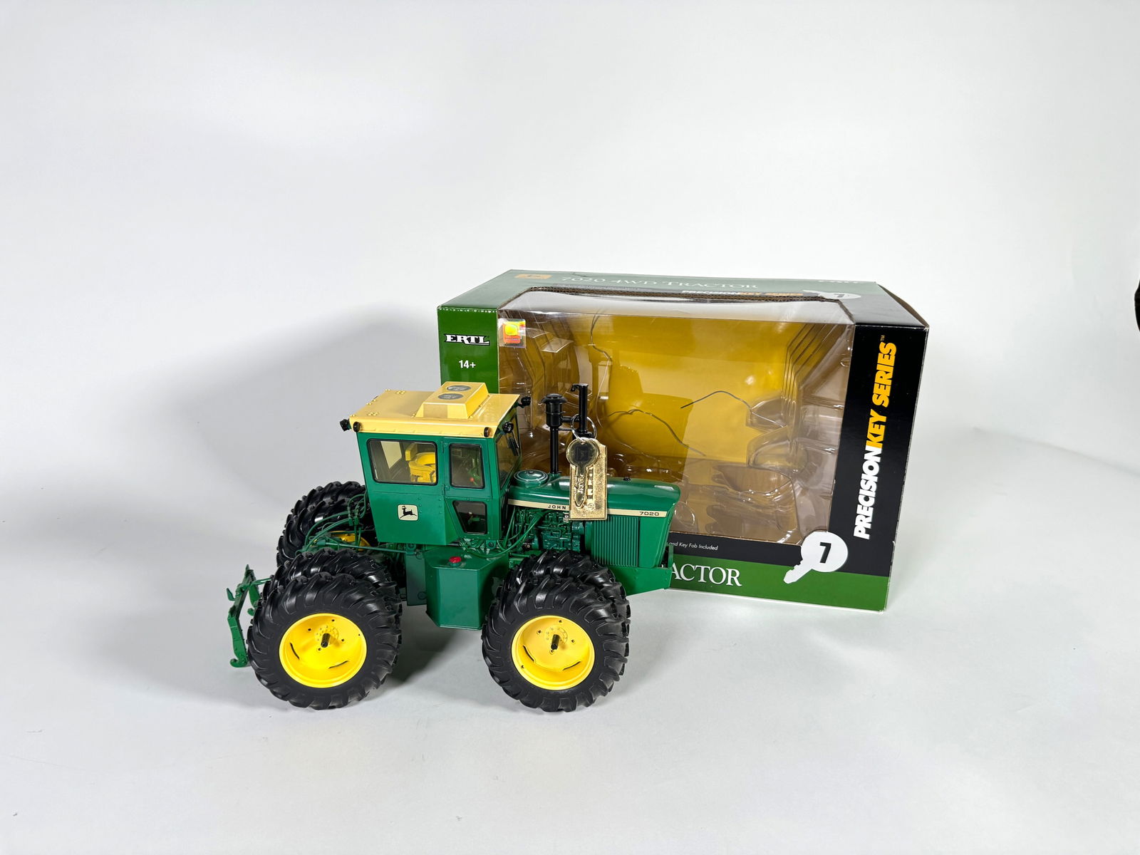 John Deere 7020 4WD tractor by Ertl. (1 of 2)