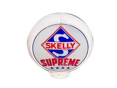 1950s Skelly Supreme Gas Pump Globe