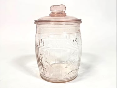 Circuit 1930s – 40s Planters Peanuts general store countertop display glass jar.
