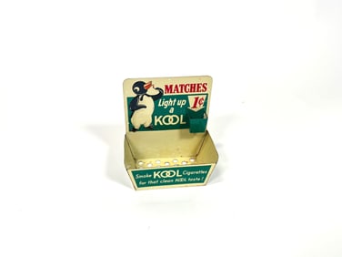 1960s Kool Cigarettes metal countertop display.
