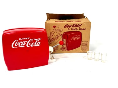 Circa early 1960s Coca-Cola toy fountain dispenser.