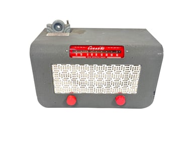 Unusual late 1950s – early 60s Coronado radio 25-cent coin operated hotel room radio.
