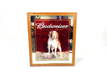 2002 Budweiser beer glass mirrored Tavern sign.