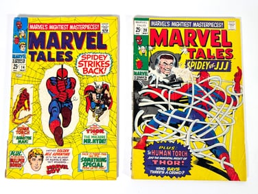 Lot of two 1968 and 1969 Marvel Tales comics by Marvel