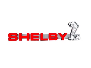 Large Shelby Cobra single-sided light-up dealership sign.