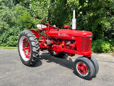 Restored International Harvester Farmall Model H Tractor.