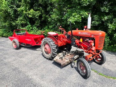 Original International Harvester Farmall Model A Tractor.