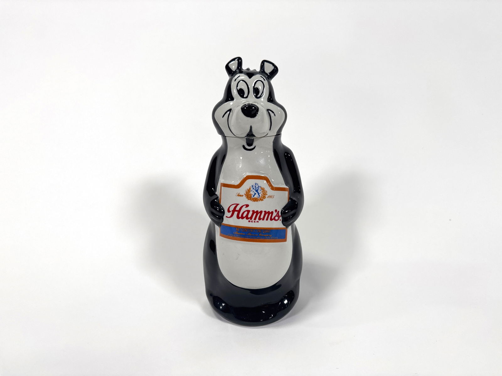 Circa 1970s Hamm’s Beer ceramic beer decanter. (1 of 1)