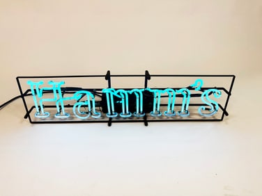 1950s Hamm's Beer neon script tavern sign.