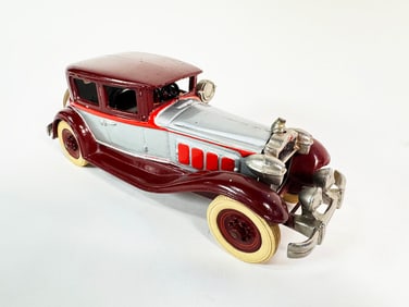 Limited Edition Tom Sehloff 1932 Cadillac V16 series Phaeton cast-iron toy.