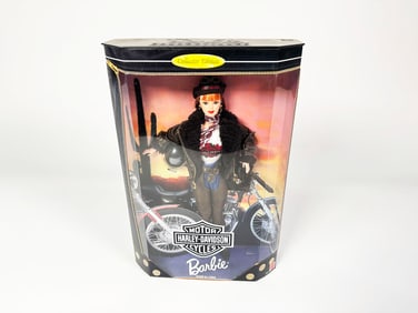 Barbie Collector Edition 1998 Harley Davidson, 2nd in Series, Redhead.