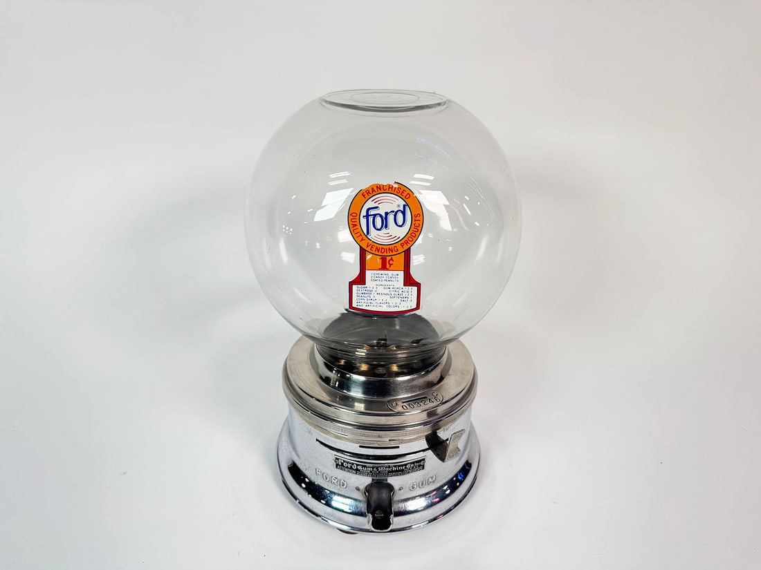 1950s Ford 1-cent gumball machine. (1 of 1)