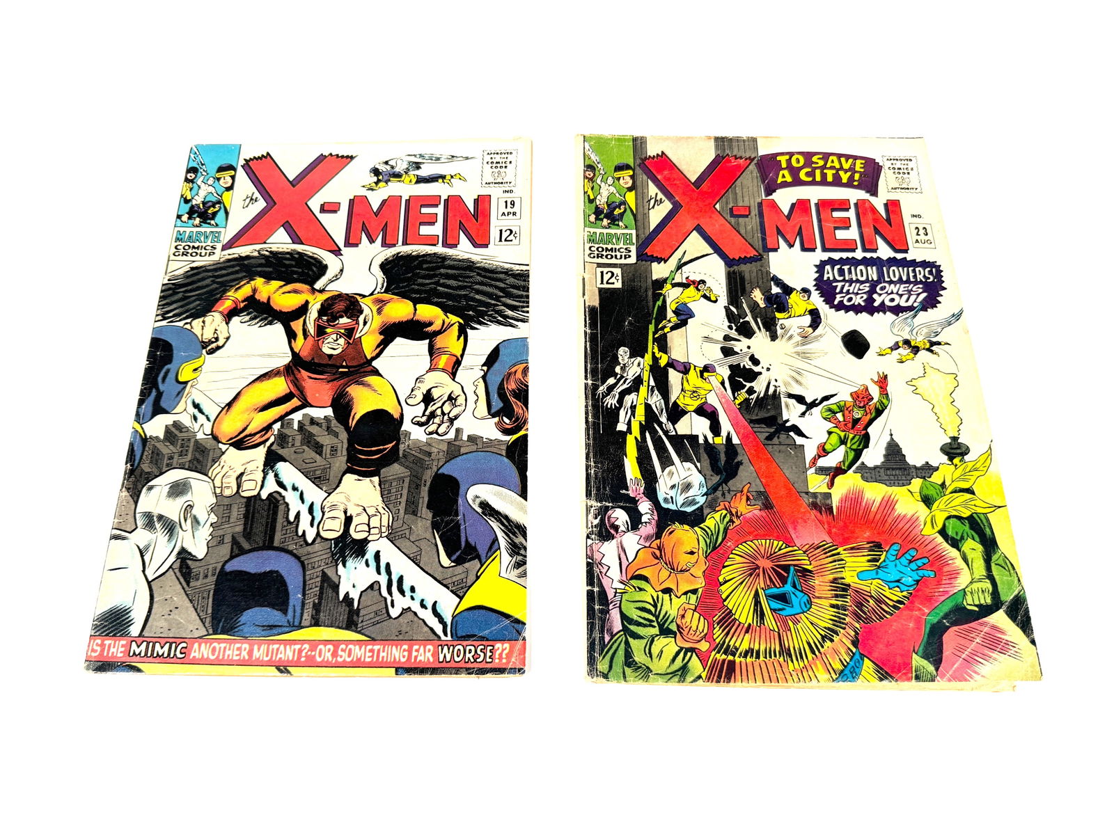 Lot of two 1963 X-Men comics by Marvel. (1 of 2)