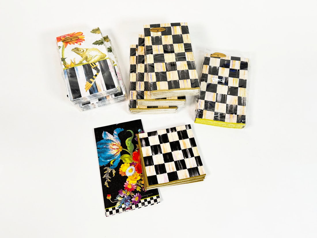 Lot of never used MacKenzie-Childs dinner napkins. (1 of 1)