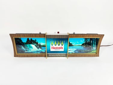 1960s Hamm's Beer ripper light-up tavern sign.
