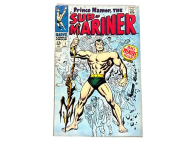 1968 Prince Namor, The Sub-Mariner: First Issue comic by Marvel.