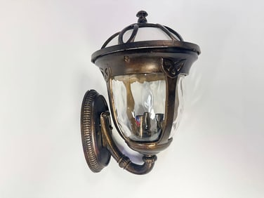 High quality Maxim Lighting outdoor bronze finished sconce light.