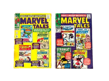Lot of two 1966 Marvel's Mightiest Masterpieces! Marvel Tales.