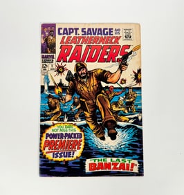 1968 Premiere Issue of Capt. Savage and His Leatherneck Raiders comic by Marvel.