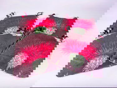 Set of 4 MacKenzie-Childs style custom made seat cushions.