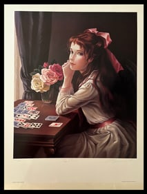 "SOLITAIRE" - PATI BANNISTER signed an numberd 364/1500 with Certificate of Authenticity.