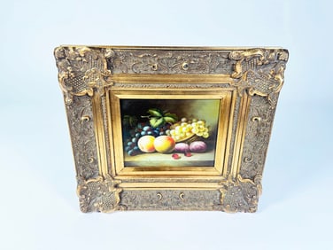 Original Grapes Oil painting by anonymous.