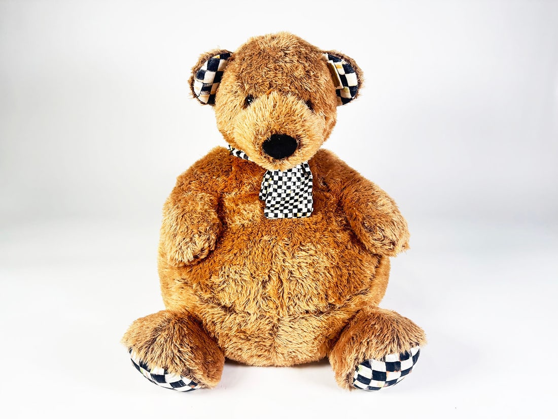 MacKenzie-Childs Mack Bear Chair Teddy Bear. (1 of 4)