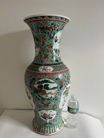 Chinese Antique Large Famille Rose Porcelain Vase