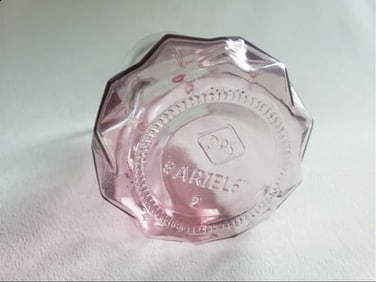 Rose Pink Glass Vase