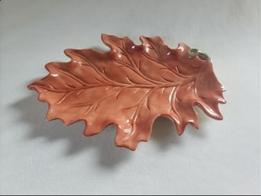 Ceramic Fall Leaf Platter