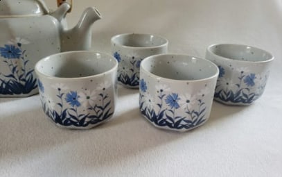 Vintage Otagiri Japan Teapot and Cups