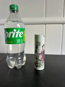 Chinese Famille Rose Figure China Vase