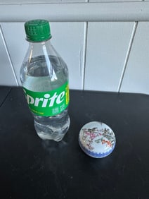 Chinese Enamel Famille Rose Scholar Porcelain Ink Box With Lid Mark