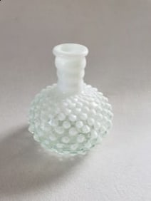 Fenton Opalescent Hobnail Perfume Bottle