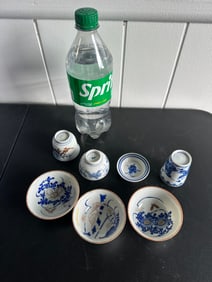 Set Of 7 PCS Japanese Porcelain