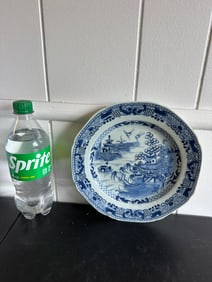 Chinese Blue And White Porcelain China Plate