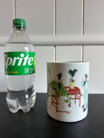 Chinese Famille Rose Porcelain Vase China Scholar Brush Pot