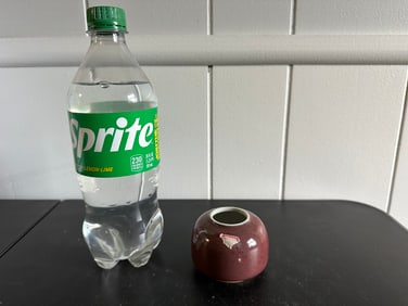 Chinese Red Glazed Porcelain Brush Pot China Characters Mark