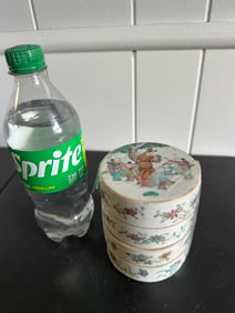 Chinese Famille Rose Porcelain Box