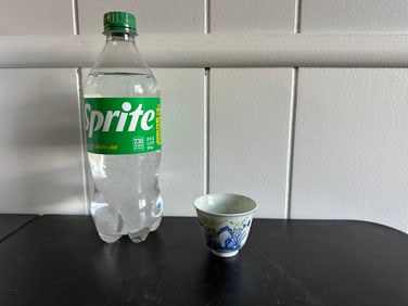 Chinese Blue And White Porcelain Famille Rose China Cup