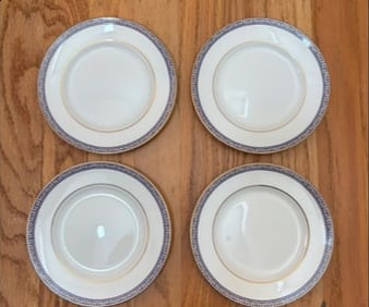 Wedgwood Palatia China Set 4 Bread Butter Plates