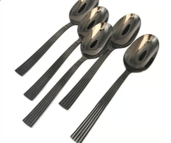 Wallace Soup Dinner Spoons MANHATTEN 18/8 Stainless Steel Flatwear 7.75" Lot 5