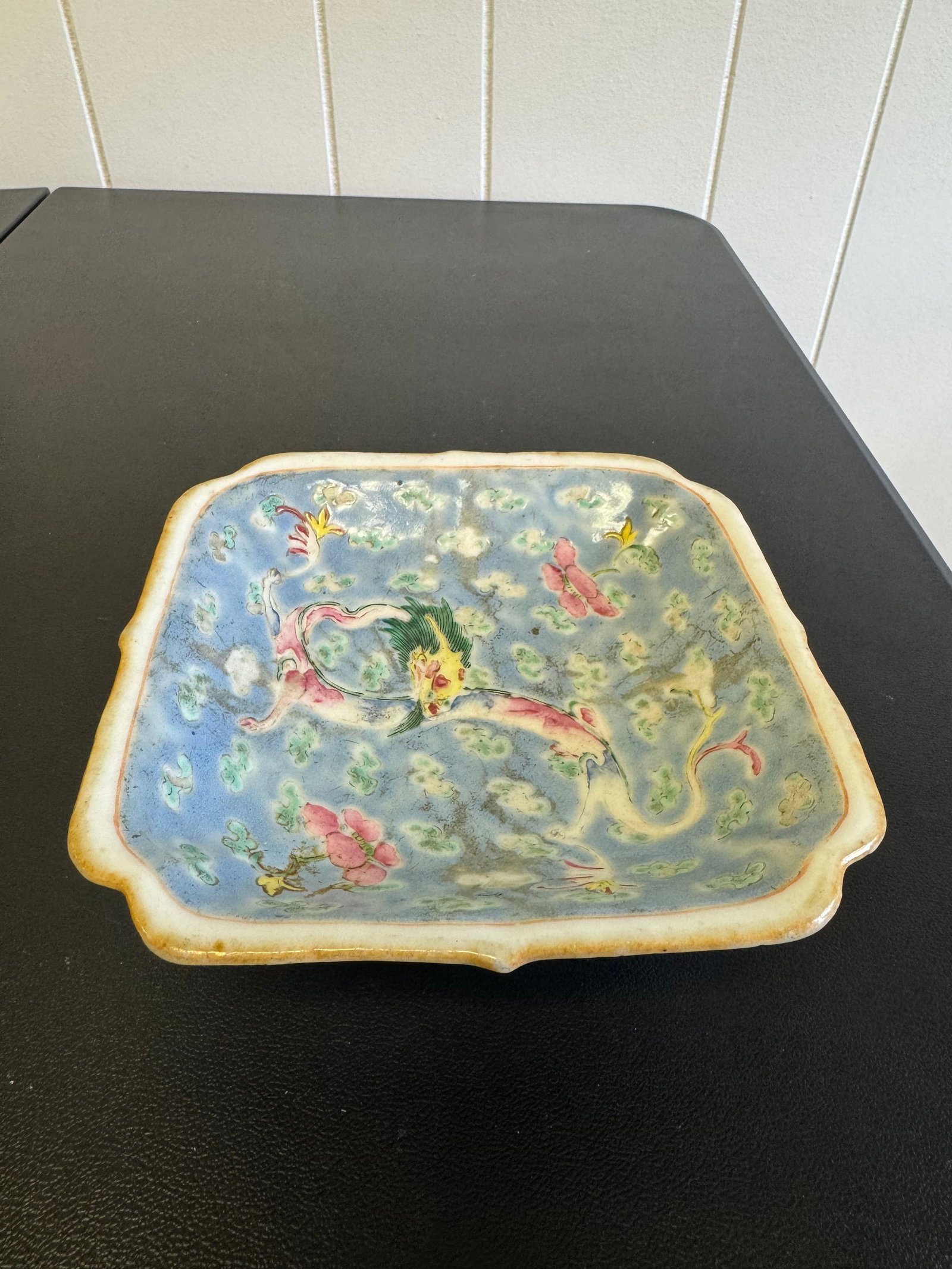Chinese Enameled Famille Rose Porcelain Plate: Size: 6.3 inches/ 16cm. Provenance: From baltimore MD collector. We can offer Affordable, Reliable packing and shipping to all over the world for most items, generally save 10% than UPS store or more,